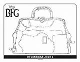 Bfg Coloring Pages Colouring Sheets Disneys Kids Thebfg Bag Movie Leave Disney Comments sketch template
