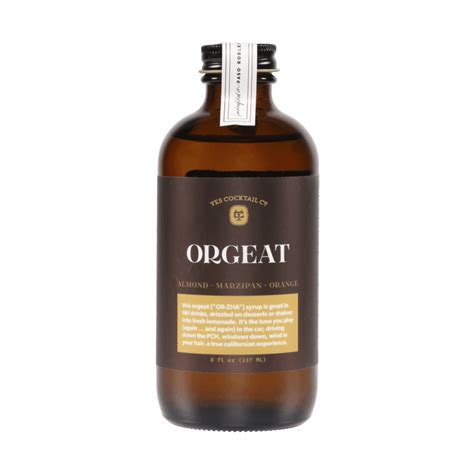 orgeat cocktail syrup  cocktail company