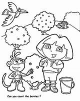 Dora Coloring Pages Explorer Go Boots Diego Kids Colouring Princess Books Cartoons Characters Colorear Para Adventure Color Printable Library Clipart sketch template