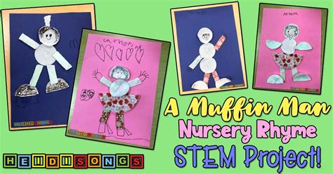 muffin man nursery rhyme stem project
