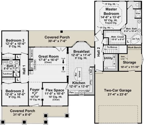 country plan  square feet  bedrooms  bathrooms