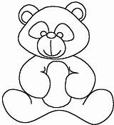 Kids Teddy Bear Coloring Drawing Color Kid Clip sketch template