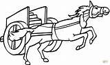 Cavalo Carruagem Caballo Puxando Chariot Pulling Streitwagen Pferd Traina Cavallo Galopando Kolorowanki Cavalos Kolorowanka Caballos sketch template