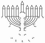 Hanukkah Menorah Coloring Count Hannukah Bigactivities Insertion sketch template