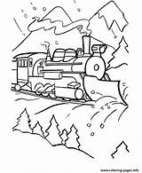 Coloring Pages Train Winter Printable Color Kids Trains Polar Express Clip Sheets Printables Print Blank B544 Choo Engine Coal Little sketch template