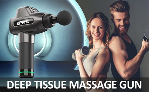 renpho c3 deep tissue muscle massage gun powerful percussion massager