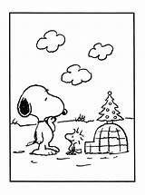 Snoopy Coloring Christmas Pages Peanuts Woodstock Charlie Brown Printable Kids Sheets Color Valentine Drawing Tree Xmas Print Doghouse Adult Template sketch template
