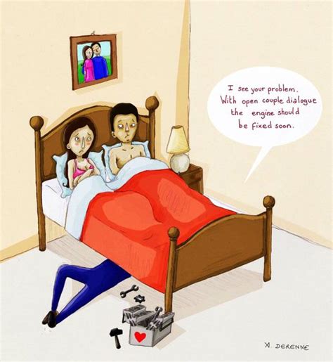 Cartoon Couples In Bed Clip Art Library