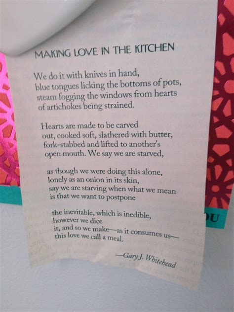 love  food poem making love   casey francis
