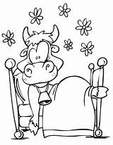 Cow Coloring Pages Cute Cartoon Clipart Funny Printable Fun Library Comments Milk Coloringhome Popular sketch template