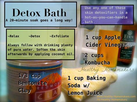 Benefits Of An Epsom Salt Bath Detox Cleanse Drink