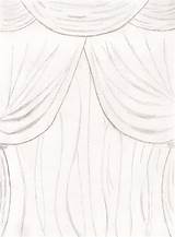 Stage Curtains Drawing Getdrawings sketch template