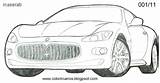 Maserati Car Template Sketch sketch template