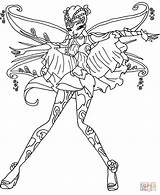 Winx Coloring Club Tynix Pages Coloriage Bloom sketch template