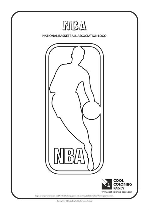 nba logo coloring pages show  team spirit