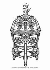 Faberge Egg Colouring Eggs Coloring Pages Russia Activity Activityvillage Fabergé Become Member Log Choose Board Easter sketch template