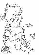 Aschenputtel Ausmalbilder Malvorlagen Disneymalvorlagen Cinderella sketch template