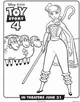 Toy Story Coloring Pages Bo Peep Printable Sheets She Him Book Fun Kids Popular sketch template