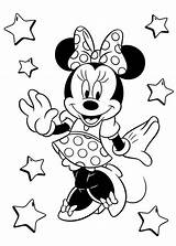 Minnie Mouse Coloring Pages Drawing Disney Mini Outline Printable Kids Print Color Simple Sheet Mickey Stars Birthday Baby Getdrawings Boyama sketch template