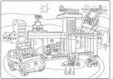 City Coloring Pages Buildings Getdrawings sketch template