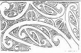 Maori Designs Patterns Pattern Kowhaiwhai Zealand Choose Board Koru sketch template