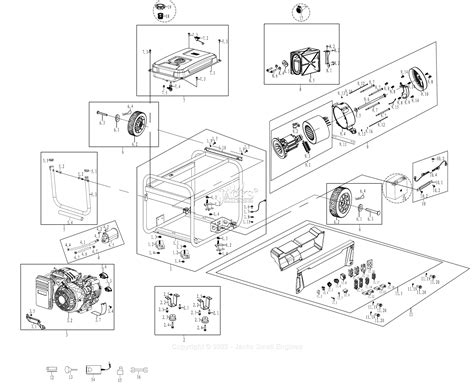 westinghouse wgen parts diagram  parts list