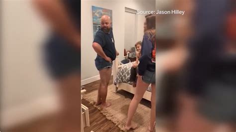 viral video dad wears short shorts to teach his daughter a lesson 8news