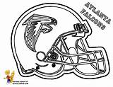Eagles Falcons Buckeyes Helmets Everfreecoloring Atlanta Coloringhome sketch template