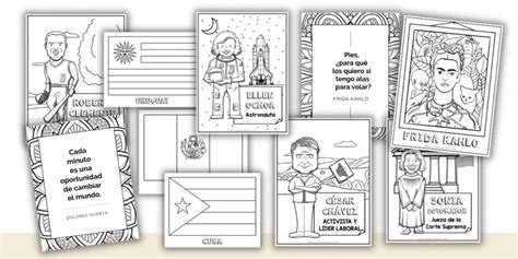 hispanic heritage month coloring pages