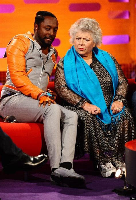 miriam margolyes tells will i am lovely to meet you because you re