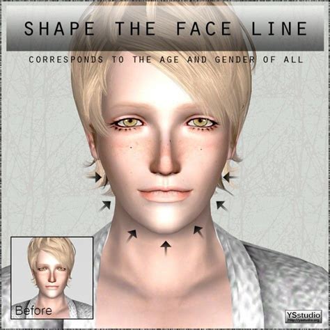 shape face  slider  ysstudio sims  downloads cc caboodle