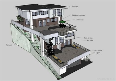 top ideas  house plan  hill slope