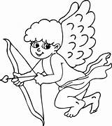 Cupid Coloring Pages Printable Gif Kids sketch template