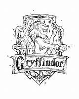 Logo Gryffindor Harry Potter Coloring Crest Dessin Hogwarts Coloriage Pages Print Drawings Watercolor Fineartamerica Printable Comments Noir Blanc Et Houses sketch template