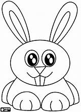 Bunny Coloring Rabbit Pages Printable Face Ears Cute Easter Print Drawing Simple Easy Color Kids Sheets Cartoon Rabbits Thingkid Getcolorings sketch template