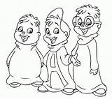 Chipmunks Coloring Alvin Pages Printable Chipmunk Chipettes Colouring Print Clipart Boys Drawings Drawing Disney Library Kids Sheets Comments Coloringhome Popular sketch template