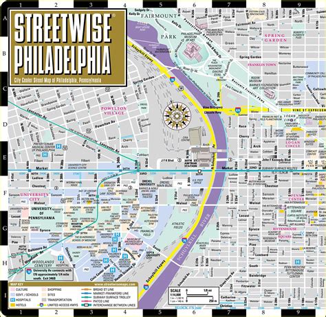 philadelphia street map printable