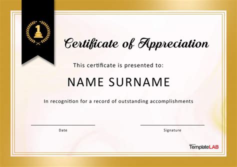 certificate  recognition template word addictionary