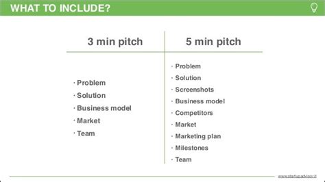 pitch template startupadvisor