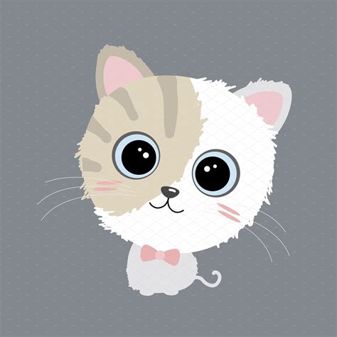 vector cute cat design pre designed illustrator graphics creative