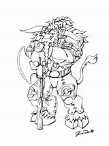 Warcraft Coloring Pages Printable Games Getcolorings Color sketch template