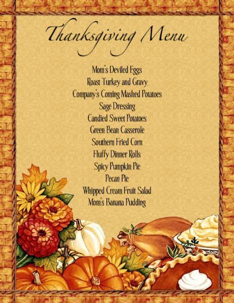 seite nicht gefunden digicamfotosde thanksgiving dinner menu