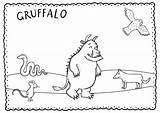 Gruffalo Kleurplaten Kinderboeken Gruffalos Verhalen sketch template