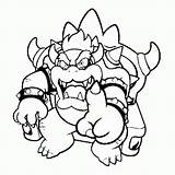 Bowser Dry Drawing Coloring Pages Getdrawings sketch template
