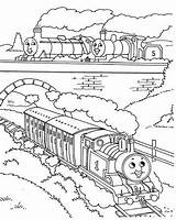 Thomas Train Kids Coloring Pages Fun Trein sketch template
