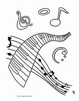 Noten Musicais Notas Teclado Crochet Malvorlagen Q1 Colorironline sketch template