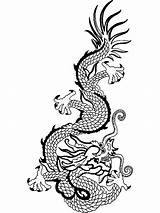 Chinese Dragon Coloring Pages Printable Kids Dragons sketch template