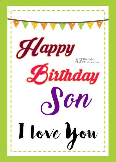 Birthday Wishes For Son Page 2