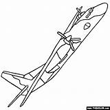 Coloring Pages Antonov Airplane Airplanes Military Thecolor Army sketch template