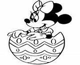 Easter Mickey sketch template